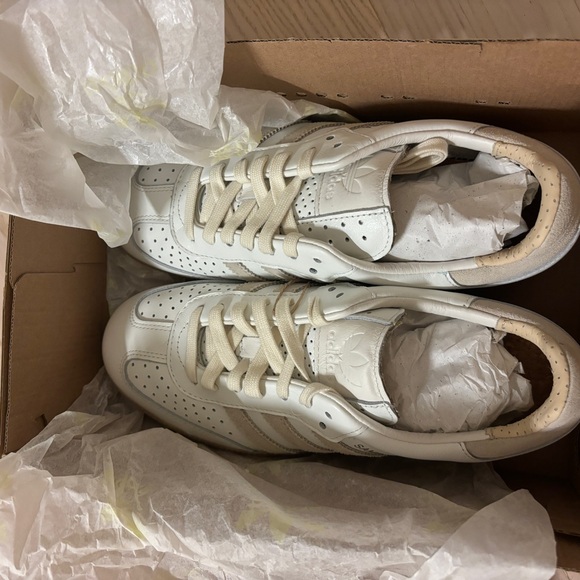 Adidas Originals Samba OG Core White Wonder White Magic Beige - M 6.5/W 7.5 - Picture 4 of 5